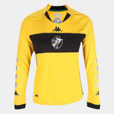 Camisa Vasco Da Gama Feminina Goleiro Amarela -kappa Oficial