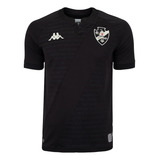 Camisa Vasco Goleiro Oficial 3 Kappa 2024 Preto