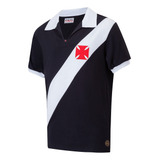 Camisa Vasco Retrô 1960 Preta Masculina Oficial