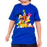 Camisa-camiseta Mickey Mouse Ifantil E Adulto Blusa Unissex