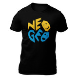 Camiseta - Neo Geo Logo - Aes - Cd - Mvs - Neogeo -