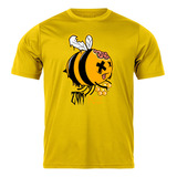 Camiseta Abelha Zumbi Zom Bee Desenho Unissex Várias Cores