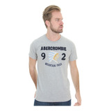 Camiseta Abercrombie 92 Indian Mountain Pass Cinza Mescla