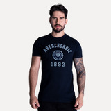 Camiseta Abercrombie Masculina 1892 Bordada 