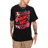Camiseta Algodao Bruno Mars Pop Show The Best Songs Tour