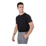 Camiseta Algodão Egípcio Masculina Premium Slim Lisa Básica