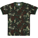Camiseta Algodão Juvenil Camuflada Exercito Malwee Kids