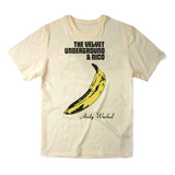Camiseta Algodao The Velvet Underground Andy Warhol Banda