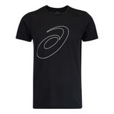 Camiseta Asics Manga Curta Logo Espiral Crepe - Masculina