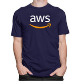 Camiseta Aws Nuvem Cloud Sistema Informática Ti Camisa