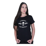 Camiseta Baby Look Fem. Avenged Sevenfold Rock Metal Camisa