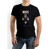 Camiseta Banda De Hard Rock Americana Gold#02 Kiss
