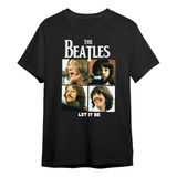Camiseta Banda The Beatles Camisa Unissex Personalizada