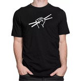 Camiseta Baqueta Rock Blusa Drums Bateria Drum Drummer Plus
