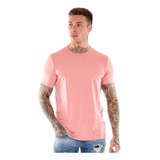 Camiseta Básica De Viscose Rosê (010)