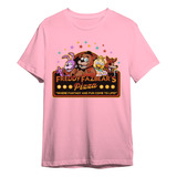 Camiseta Basica Fnaf Pizza Fantasy And Fun Game Horror Filme