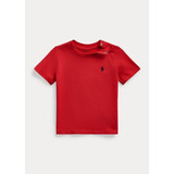 Camiseta Básica Lisa Infantil Polo Ralph Lauren Menino Bebê