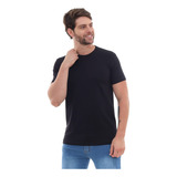 Camiseta Básica Premium Masculina Pima Gola Rodonda