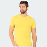 Camiseta Básica Slim Fit Masculina Lisa Algodão Camisa Polo