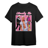 Camiseta Básica Unissex Barbie Ryan Gosling Literally Meme