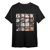 Camiseta Básica Unissex Gato Engraçado Memes Algodão