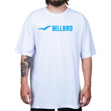 Camiseta Bellbird Oversized Masculina Branca Alta Qualidade