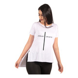 Camiseta Blusa Camisa Long Feminina Estampada Alongada