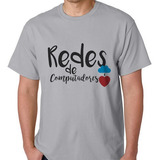 Camiseta Blusa Camisa Redes De Computadores Curso