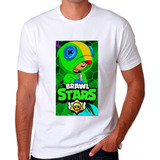 Camiseta Blusa Gamer Braws Star Camisa Bran 100% Algodão Dtf