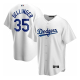 Camiseta Branca Cody Bellinger Los Angeles Dodgers