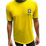 Camiseta Brasil Personalizado Com Seu Nome E Numero