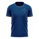 Camiseta Braziline Quality Cruzeiro Infantil - Azul