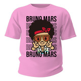 Camiseta Bruno Mars Unissex Vibe Camisa Show Cantor Pop 2024