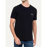 Camiseta Calvin Klein Jeans New Mono Logo Re Issue Preta