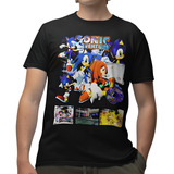 Camiseta Camisa Algodão Game Sonic Adventure (dreamcast)