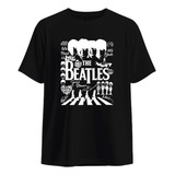 Camiseta Camisa Básica The Beatles Tour Banda Rock