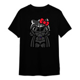 Camiseta Camisa Darth Vader Hello Kitty Animação Ref901