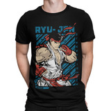 Camiseta Camisa Gamer Ryu Street Fighter Geek Nerd Blusa