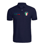 Camiseta Camisa Gola Polo Masculina Italia Zero-17
