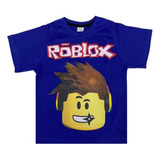Camiseta Camisa Infantil Roblox 100% Algodão