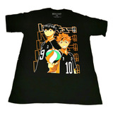 Camiseta Camisa Juvenil Adulto Haikyuu Vôlei Algodão
