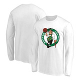 Camiseta Camisa Manga Longa Boston Celtics Basquete C1