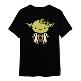 Camiseta Camisa Mestre Yoda Hello Kitty Desenho Ref902