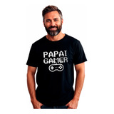 Camiseta Camisa Papai Gamer Jogos Video Game Presente Pai
