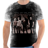 Camiseta Camisa Personalizada Bon Jovi Banda De Rock 2