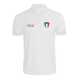 Camiseta Camisa Polo Masculina Italia Bandeira Italiana