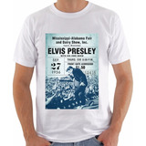 Camiseta Camisa Poster Banda Show Rock Roll Elvis Presley Re
