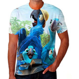 Camiseta Camisa Rio Filme Infantil Kids Envio Imediato 02