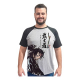 Camiseta Camisa Samurai Guerreiro Ninja Japão Adulto Infanti
