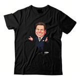 Camiseta Camisa Silvio Santos Caricatura Casual